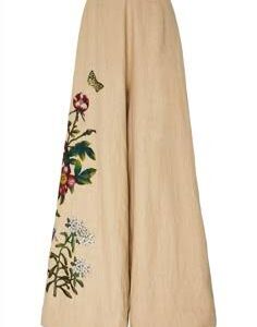Light Blue Wide Leg Denim Culottes
