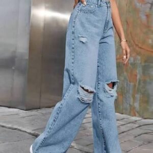 Dark Indigo High-Rise Slim Straight Jeans