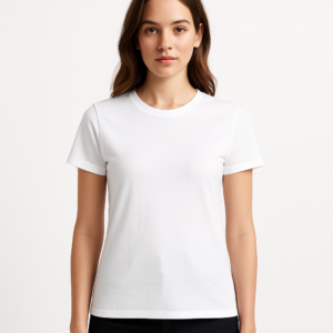 Women's Cotton T-Shirt (White)